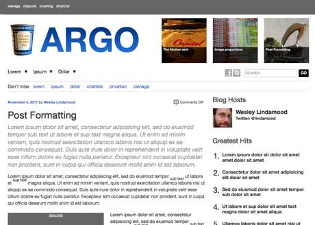 Argo parent theme